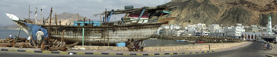 Hafen in Mukalla, Jemen